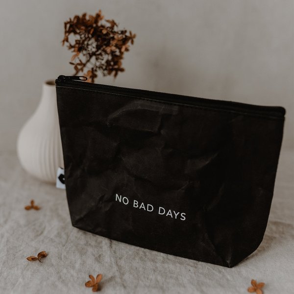 EULENSCHNITT - Papering Bag Kosmetiktasche "NO BAD DAYS"
